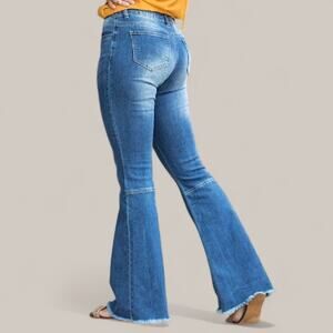 Lucky & Blessed light wash Flare Jeans size 8